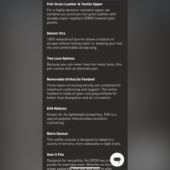 *Brand new* Danner Women’s Jag distressed brown/deep teal Boots - Picture 10 of 11